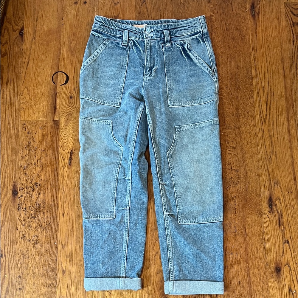 Pilcro Light Blue Ankle Jeans